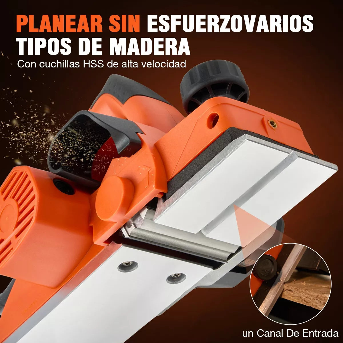 Cepilladora Eléctrica Cepillo Brush 16000rpm 127v Teeno