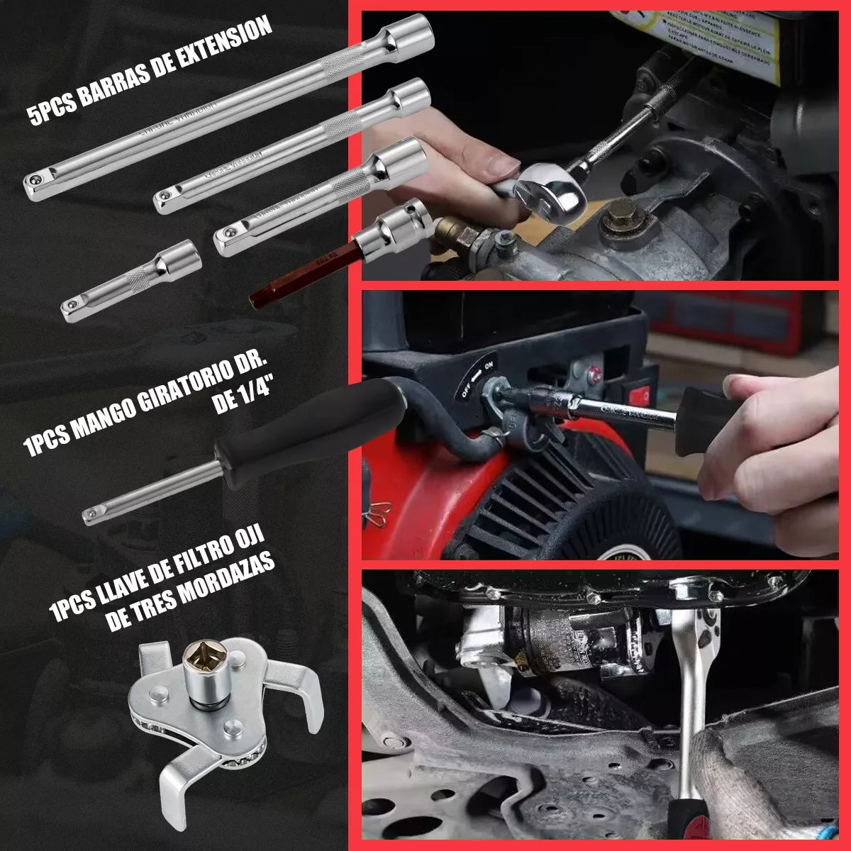 Juego De Herramientas Reparación De Automóviles Teeno 121pz