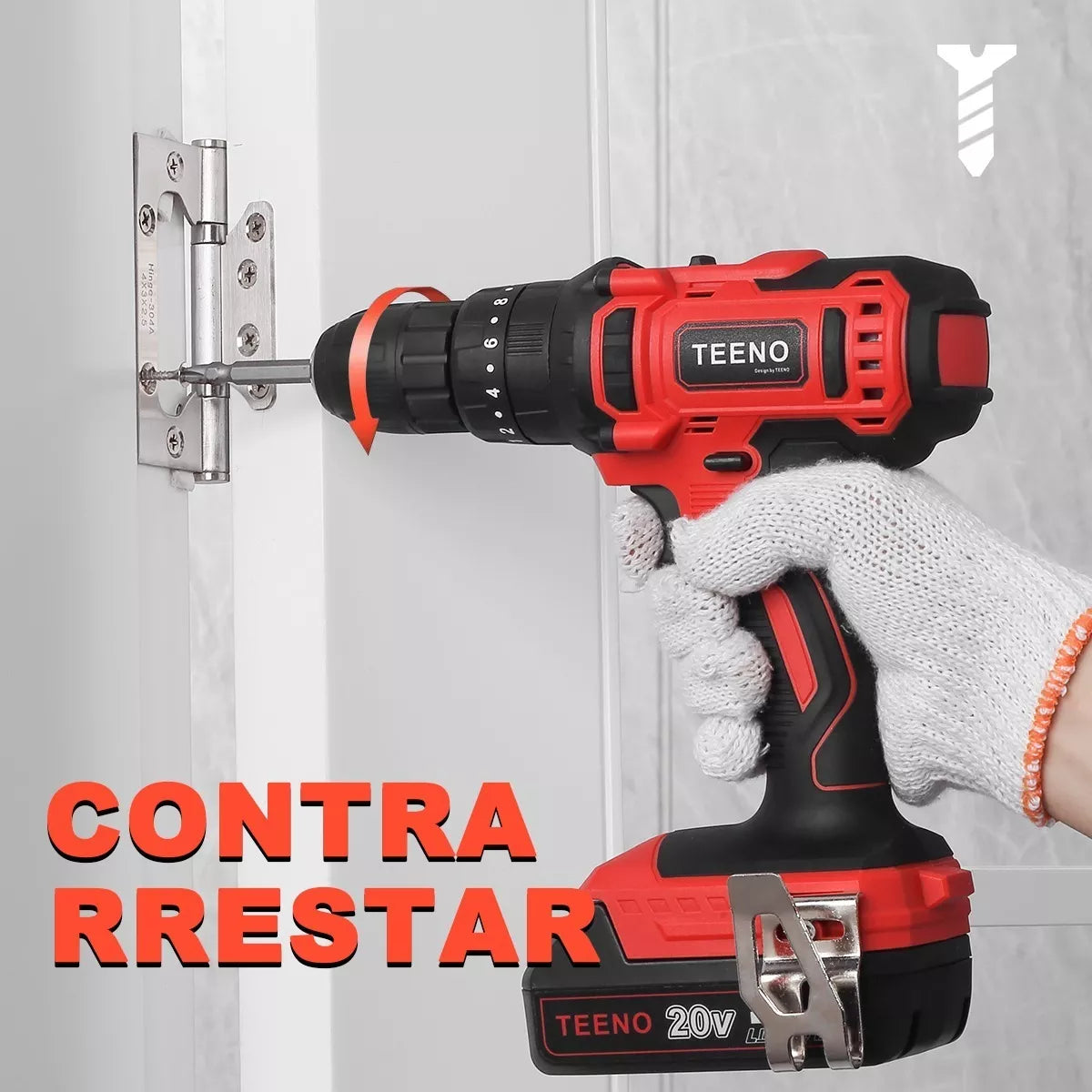 Taladro Rotomartillo Teeno 714 Con Estuche Y Batería 2ah