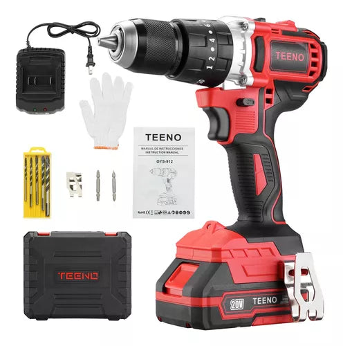 Taladro Rotomartillo 1/2 Teeno Sin Escobillas 911