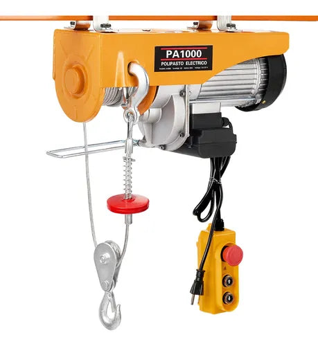 Polipasto Eléctrico  De Carga De 1000 Kilos, 20 M, 110v