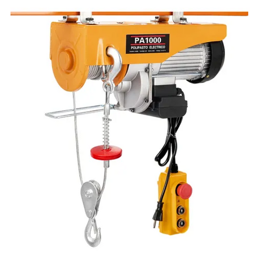 Polipasto Eléctrico  De Carga De 1000 Kilos, 20 M, 110v