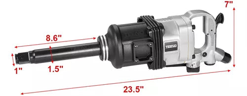 Pistola Impacto 1 Pulgada 2dados 4200 Rpm 2180 Nm Teeno 550a