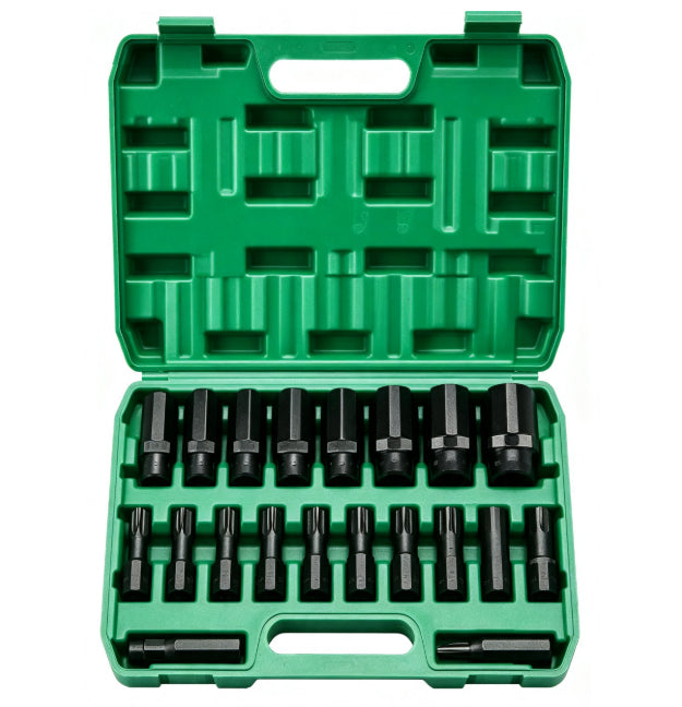 Juego De Dados De Impacto De 1/2 Pulgadas 20 Piezas Dewinner