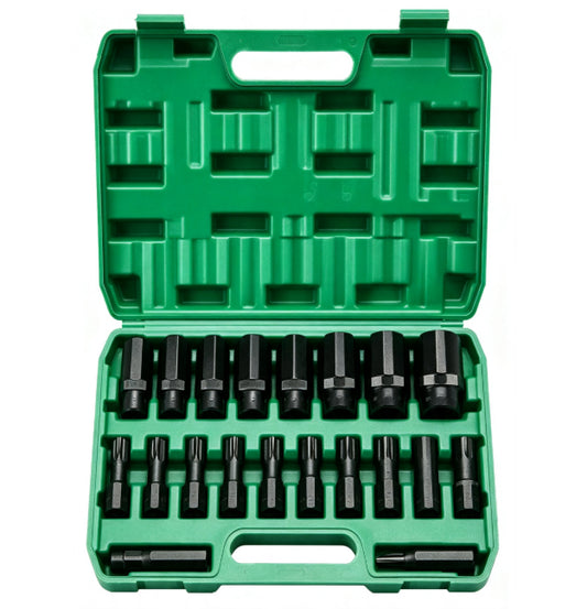 Juego De Dados De Impacto De 1/2 Pulgadas 20 Piezas Dewinner